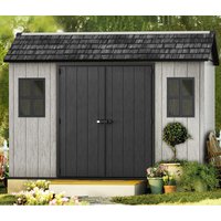 Product photograph of 11 X 7 Keter Oakland Plastic Garden Shed 3 5 X 2 29m from Buy Sheds Direct