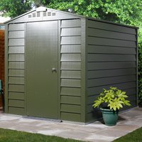 Product photograph of 6 X 6 Trimetals Premium Titan 660 Metal Shed 1 76m X 1 76m from Buy Sheds Direct