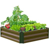 Product photograph of Panacea Urban Gardener Expandable Steel Raised Bed 3 X 3 0 92m X 0 92m from Buy Sheds Direct