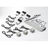 Product photograph of Hubi Power Station Solar Lighting Pack 2 from Buy Sheds Direct