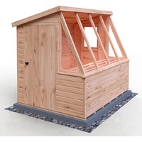 Product photograph of 6 X 8 Shire Iceni Pent Potting Shed 1 83m X 2 5m from Buy Sheds Direct