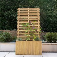 Product photograph of 2 11 X 1 3 Forest Wooden Garden Living Wall Planter 0 9m X 0 39m from Buy Sheds Direct