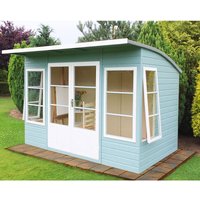 Product photograph of 10 X 6 Shire Orchid Contemporary Wooden Garden Summerhouse from Buy Sheds Direct