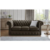 Product photograph of Chesterfield 3 Seater Fabric Malta Mushroom 07 Sofa from Chesterfield Sofas