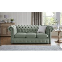 Product photograph of Chesterfield 3 Seater Fabric Malta Seaspray 11 Sofa from Chesterfield Sofas