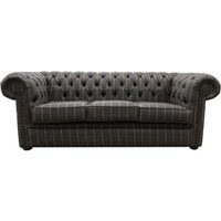 Product photograph of Chesterfield Arnold 3 Seater Sofa Settee Balmoral Fir Wool Tartan Check In Classic Style from Chesterfield Sofas