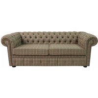 Product photograph of Chesterfield Genuine Arnold 3 Seater Sofa Balmoral Sage Green Wool In Classic Style from Chesterfield Sofas