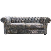 Product photograph of Chesterfield Handmade 3 Seater Sofa Marble Print Soft Fabric In Classic Style from Chesterfield Sofas