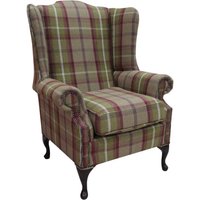 Product photograph of Chesterfield Prince 039 S Mallory High Back Chair Balmoral Heather Check P Amp S Fabric from Chesterfield Sofas