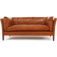 Product photograph of Conventry Vintage 3 Seater Distressed Tan Real Leather Sofa from Chesterfield Sofas