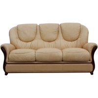 Product photograph of Juliet Handmade 3 Seater Sofa Settee Genuine Italian Nut Real Leather from Chesterfield Sofas