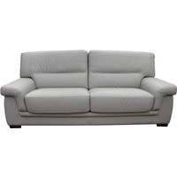 Product photograph of Perugia Original 3 Seater Sofa Contemporary Italian Light Grey Real Leather from Chesterfield Sofas