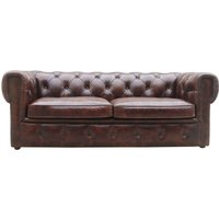 Product photograph of Picadilly Handmade Chesterfield 3 Seater Sofa Vintage Distressed Real Leather from Chesterfield Sofas