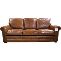 Product photograph of Sloane Handmade 3 Seater Sofa Settee Vintage Retro Distressed Tan Real Leather from Chesterfield Sofas