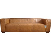 Product photograph of Tribeca Handmade Vintage 3 Seater Sofa Nappa Caramel Brown Real Leather from Chesterfield Sofas
