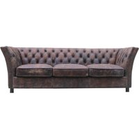 Product photograph of Vintage Chesterfield Savoy 3 Seater Sofa Distressed Real Leather from Chesterfield Sofas
