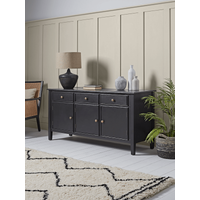 Product photograph of Camille Sideboard - Black from Cox and Cox