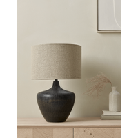 Product photograph of Textured Mango Wood Table Lamp from Cox and Cox