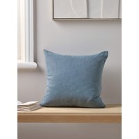 Product photograph of Linen Square Cushion Cover - French Blue from Cox and Cox