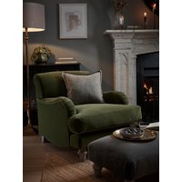 Product photograph of Reine Arm Chair Delicate Rose Opulent Cotton Velvet from Cox and Cox