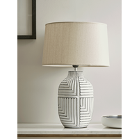 Product photograph of Textured Abstract Table Lamp from Cox and Cox