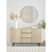 Product photograph of Reeded Wood Sideboard from Cox and Cox