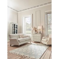 Product photograph of Annecy Two Seater Sofa Grey Leather from Cox and Cox