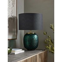 Product photograph of Green Cut Glass Table Lamp from Cox and Cox