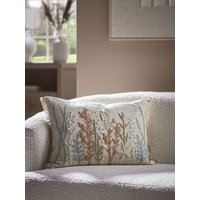Product photograph of Aquatic Embroided Cushion from Cox and Cox