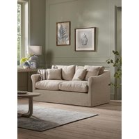 Product photograph of Silves Two Seater Sofa Soft Eau De Nil Wide Cotton Stripe from Cox and Cox