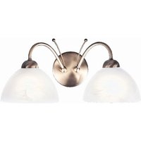 Product photograph of Milanese Antique Brass Double Wall Light from Furniture in Fashion