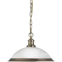 Product photograph of Bistro Acid Glass Shade Pendant Lamp With Antique Brass Finish from Furniture in Fashion