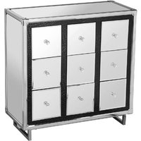 Product photograph of Medio Mirror Effect Top Sideboard With Steel Frame from Furniture in Fashion