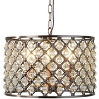 Product photograph of Marquise Antique Copper Celing Light In Drum Pendant Shape from Furniture in Fashion