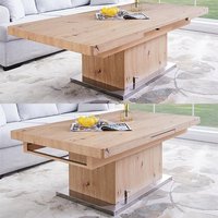 Product photograph of Elgin Extending Wooden Coffee In To Dining Table In Sonoma Oak from Furniture in Fashion