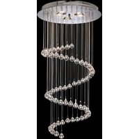 Product photograph of Spiral Crystal Balls Ceiling Light from Furniture in Fashion