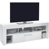 Product photograph of Elista Small Lcd Tv Stand In White High Gloss With 1 Drawer from Furniture in Fashion