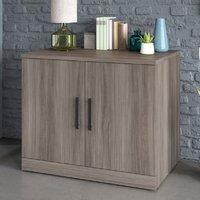 Product photograph of Aberdare Wooden Office Cabinet With 2 Doors In Hudson Elm from Furniture in Fashion