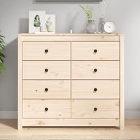 Product photograph of Abilene Wooden Chest Of 8 Drawers In Natural from Furniture in Fashion