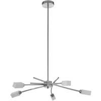 Product photograph of Abita 5 Bulbs Pendant Light In Silver Frame from Furniture in Fashion