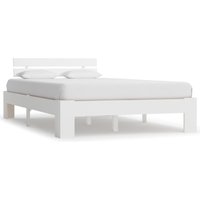 Product photograph of Absecon Wooden Double Bed In White from Furniture in Fashion