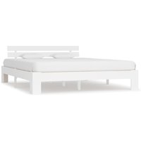 Product photograph of Absecon Wooden Super King Size Bed In White from Furniture in Fashion
