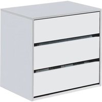 Product photograph of Adonia Wooden Chest Of 3 Drawers In White from Furniture in Fashion