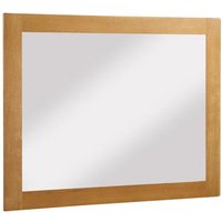 Product photograph of Adriel Bedroom Wall Mirror In Light Oak Wooden Frame from Furniture in Fashion