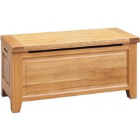 Product photograph of Adriel Wooden Blanket Box In Light Oak from Furniture in Fashion