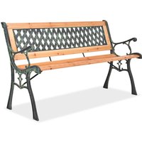Product photograph of Adyta Outdoor Wooden Diamond Design Seating Bench In Natural from Furniture in Fashion