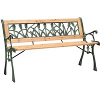 Product photograph of Adyta Outdoor Wooden Tulip Design Seating Bench In Natural from Furniture in Fashion