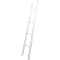 Product photograph of Alaskan Wooden Bathroom Towel Ladder In White from Furniture in Fashion