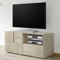 Product photograph of Aleta Wooden Tv Stand With 1 Door 1 Drawer In Sonoma Oak from Furniture in Fashion