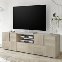 Product photograph of Aleta Wooden Tv Stand With 2 Doors 1 Drawer In Sonoma Oak from Furniture in Fashion